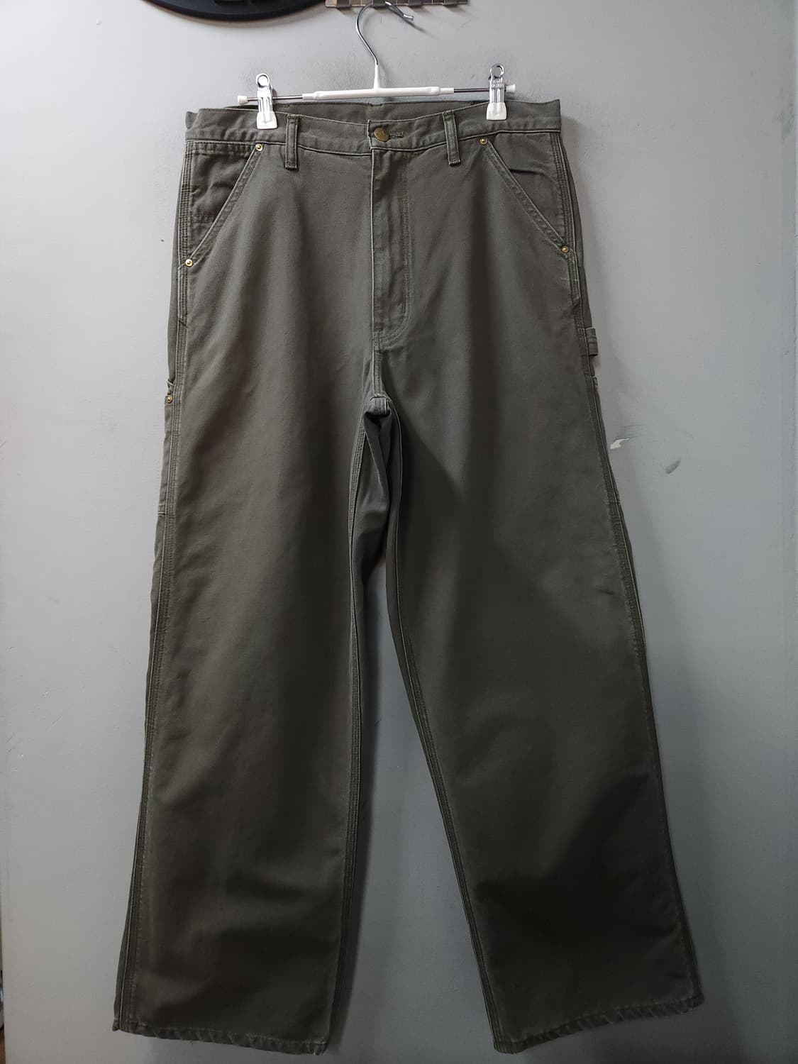 오어슬로우 (orSlow) 다드 핏 페인터 카펜더 팬츠 _ 아미그린 상품이미지2