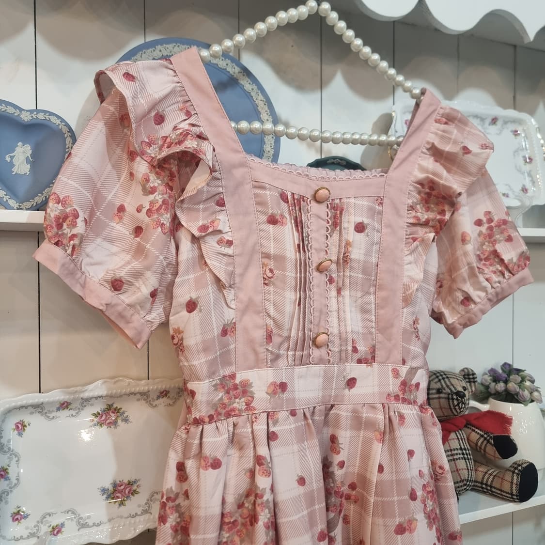 LIZ LISA (리즈리사) 플라워  리본 원피스 상품이미지3