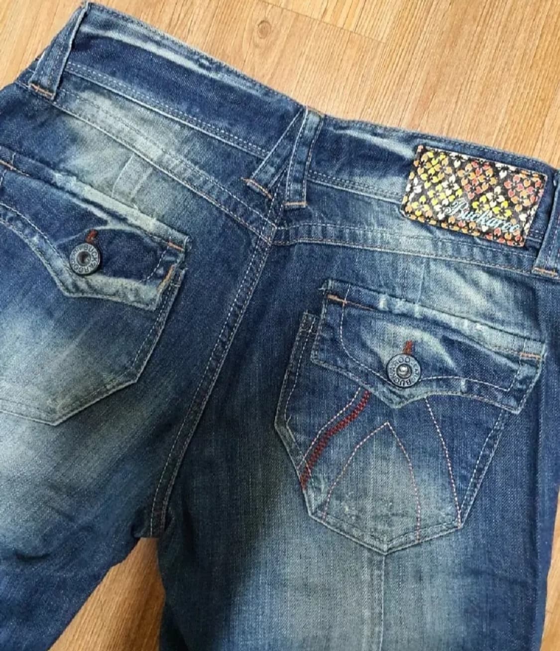 버커루 빈티지 통바지 27인치 드라이보관 상태굿 상품이미지8