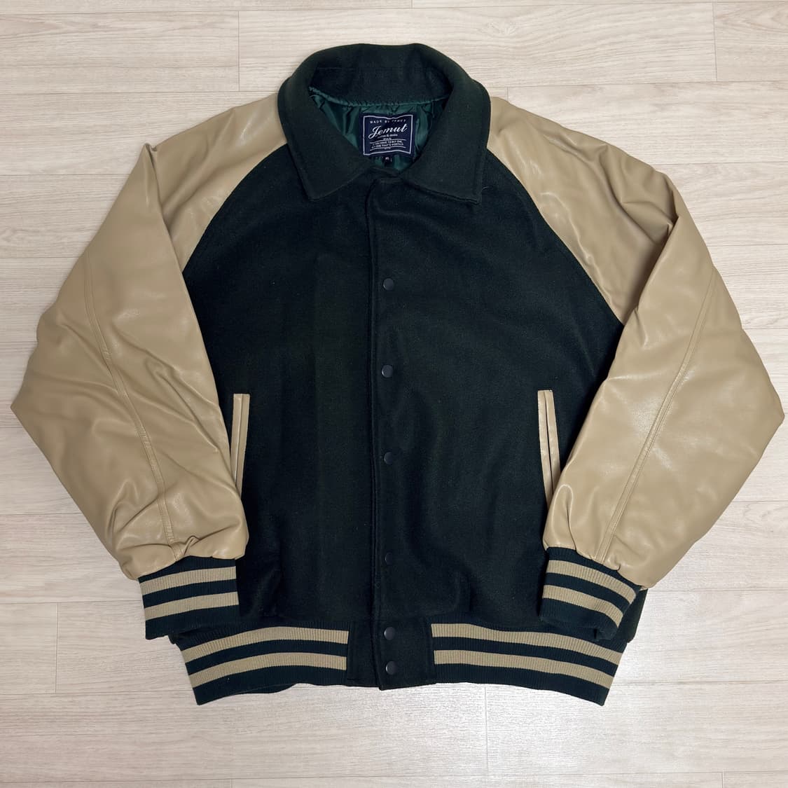 제멋 바시티 자켓 그린 상품이미지1