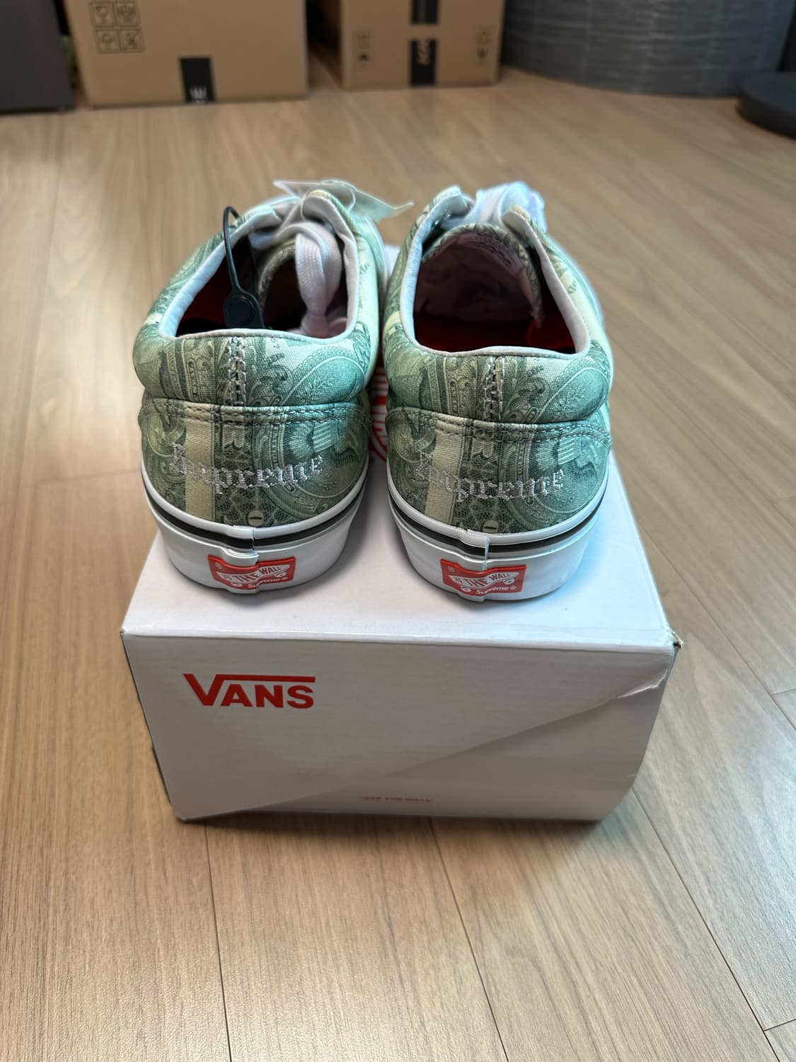 반스 x 슈프림 에라 달러 그린 280 상품이미지5