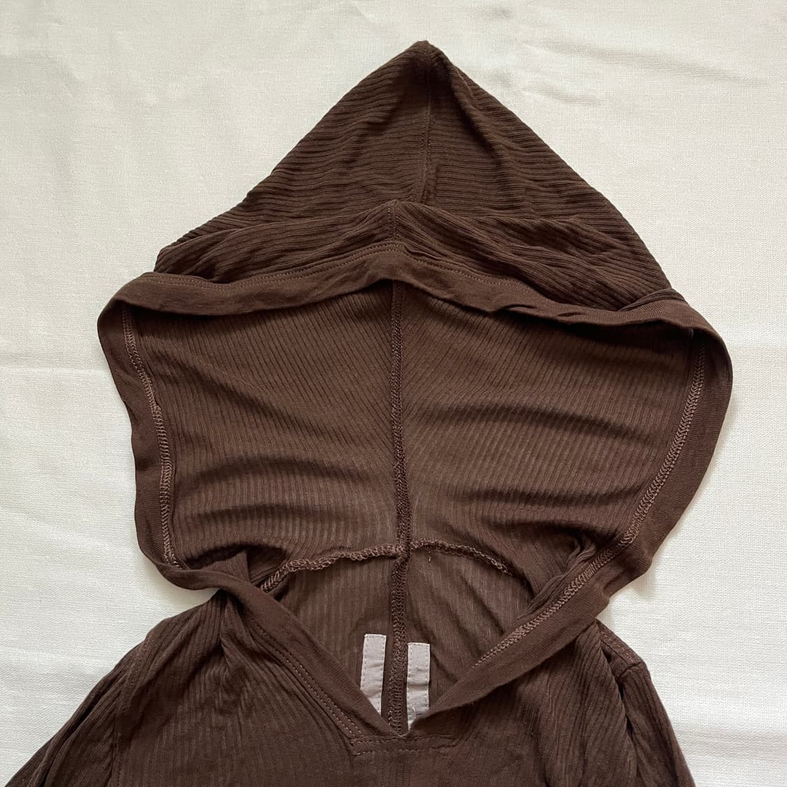 luxor hooded ribbed long t-shirt 상품이미지4