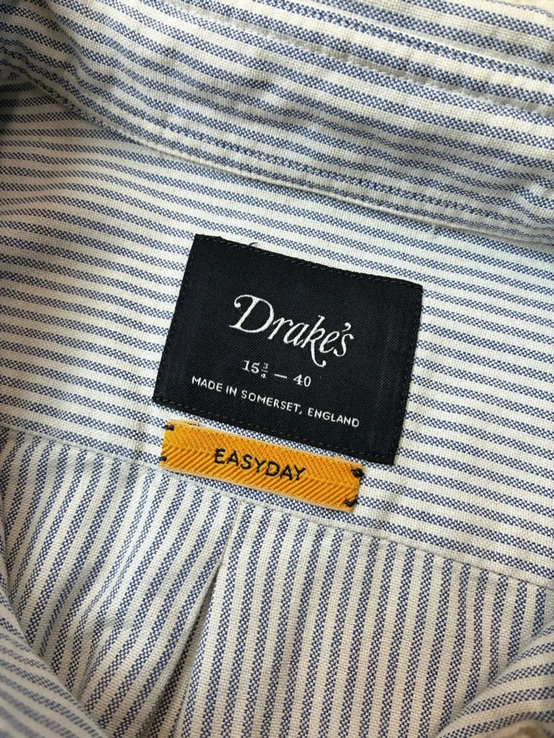 드레익스 잉글랜드 코튼 옥스포드 스트라이프 셔츠 PN5904 상품이미지6