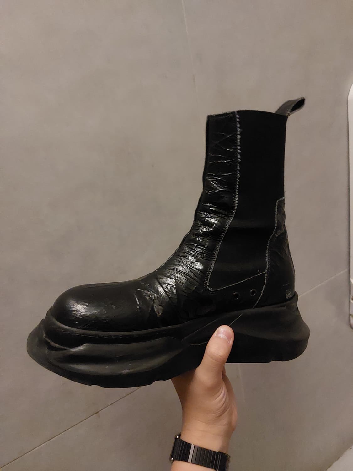 릭오웬스 다크쉐도우 Abstract Boots (42.5) 상품이미지1