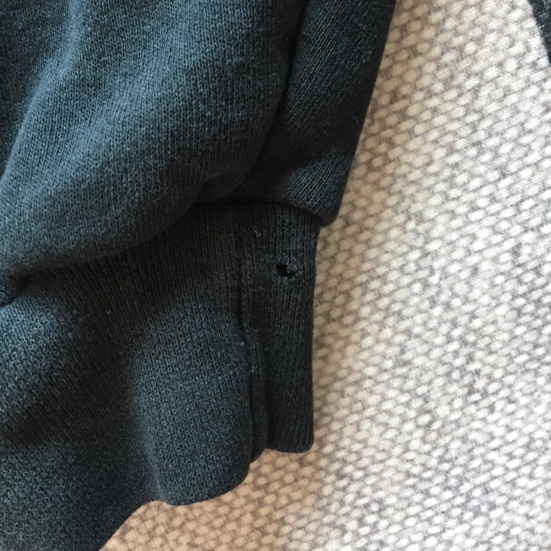 빈티지 러셀 후드집업 블랙 XL 상품이미지3