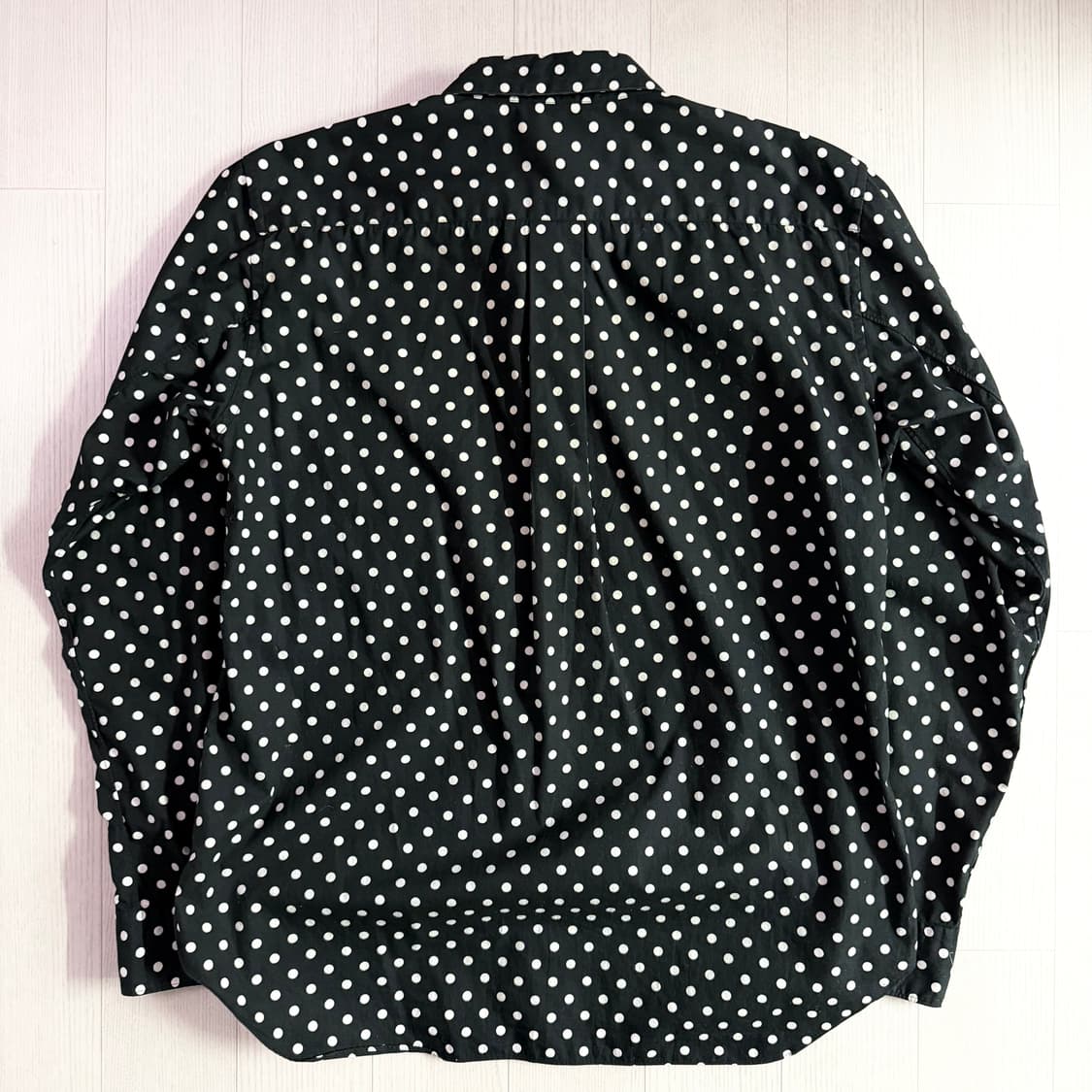 꼼데가르송 블랙 폴카 닷 셔츠 상품이미지4