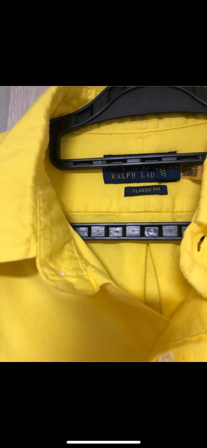 폴로 클래식 옐로우 셔츠 상품이미지3