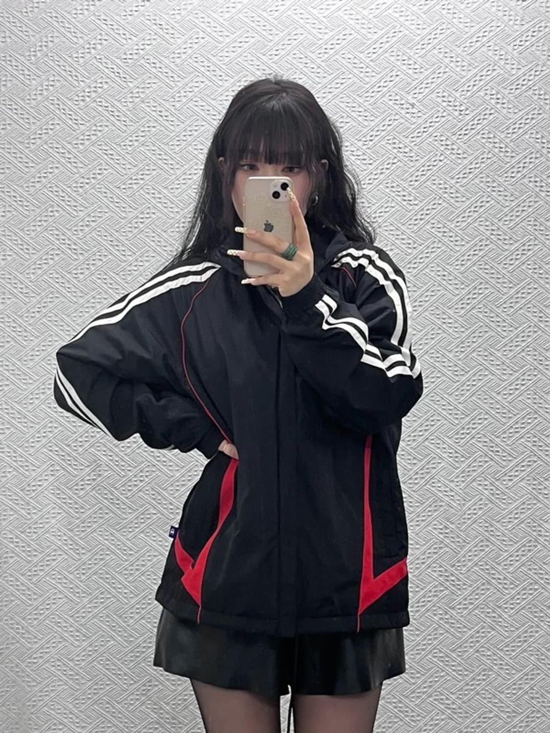 챔피온 레트로 빈티지 배색 고프코어 바람막이 자켓 XL C09997 상품이미지1