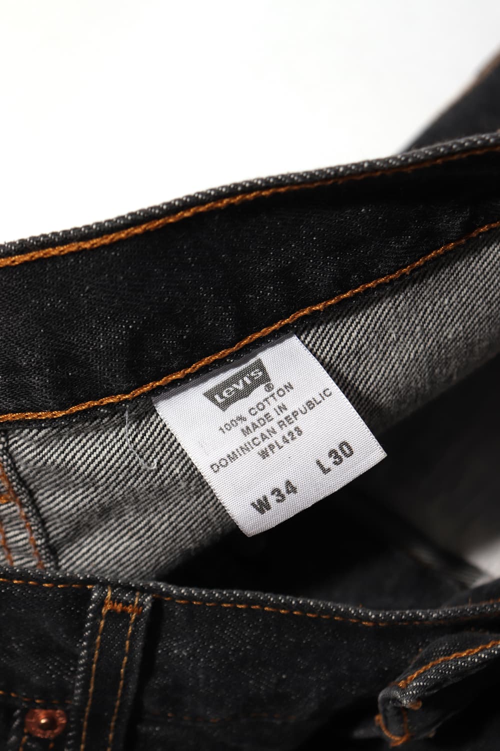 LEVIS 501 06s 흑청 데님 팬츠 size 34 상품이미지4