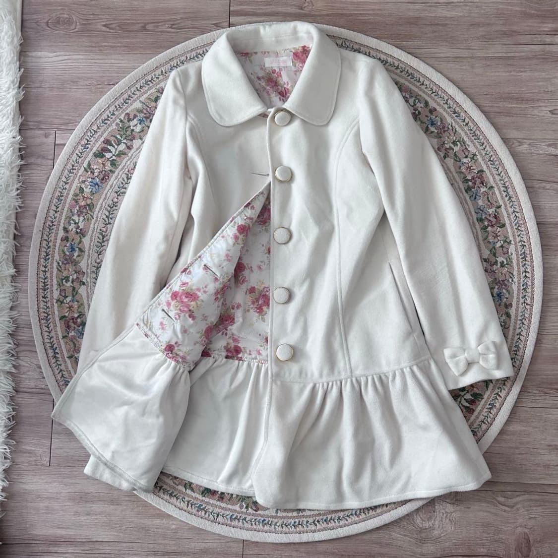 리즈리사 화이트 코트🎀 히메갸루 라떼갸루 달천깔 양산형 상품이미지1