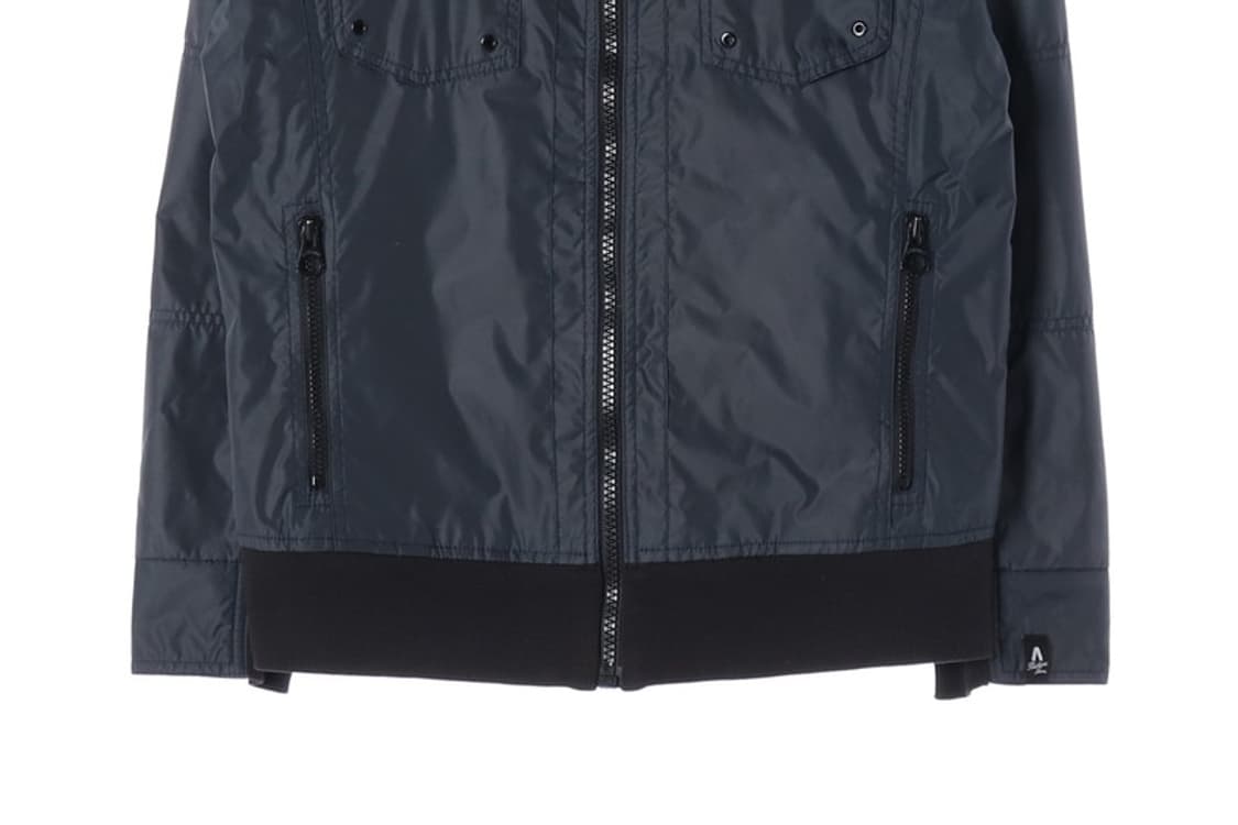 버커루 나일론 하이넥 멀티포켓 블루종 자켓 L 상품이미지5