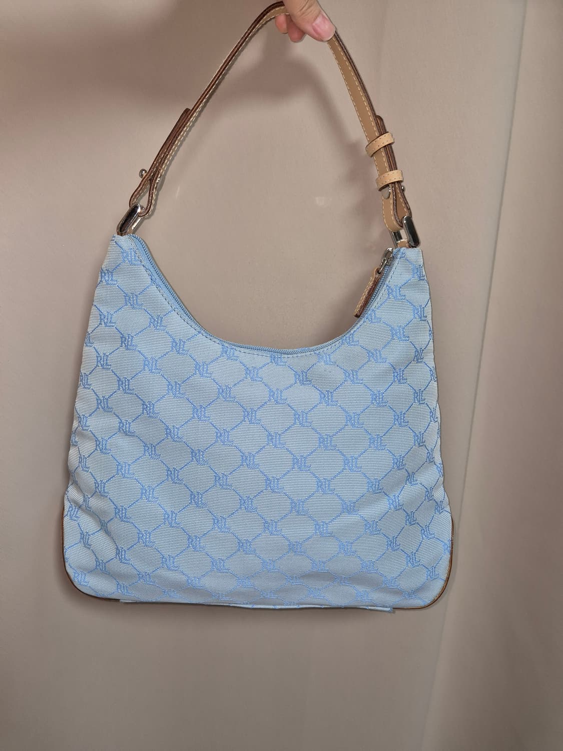 🩵폴로 랄프로렌 호보백 스카이블루 가방/숄더백/하늘색🩵 상품이미지2