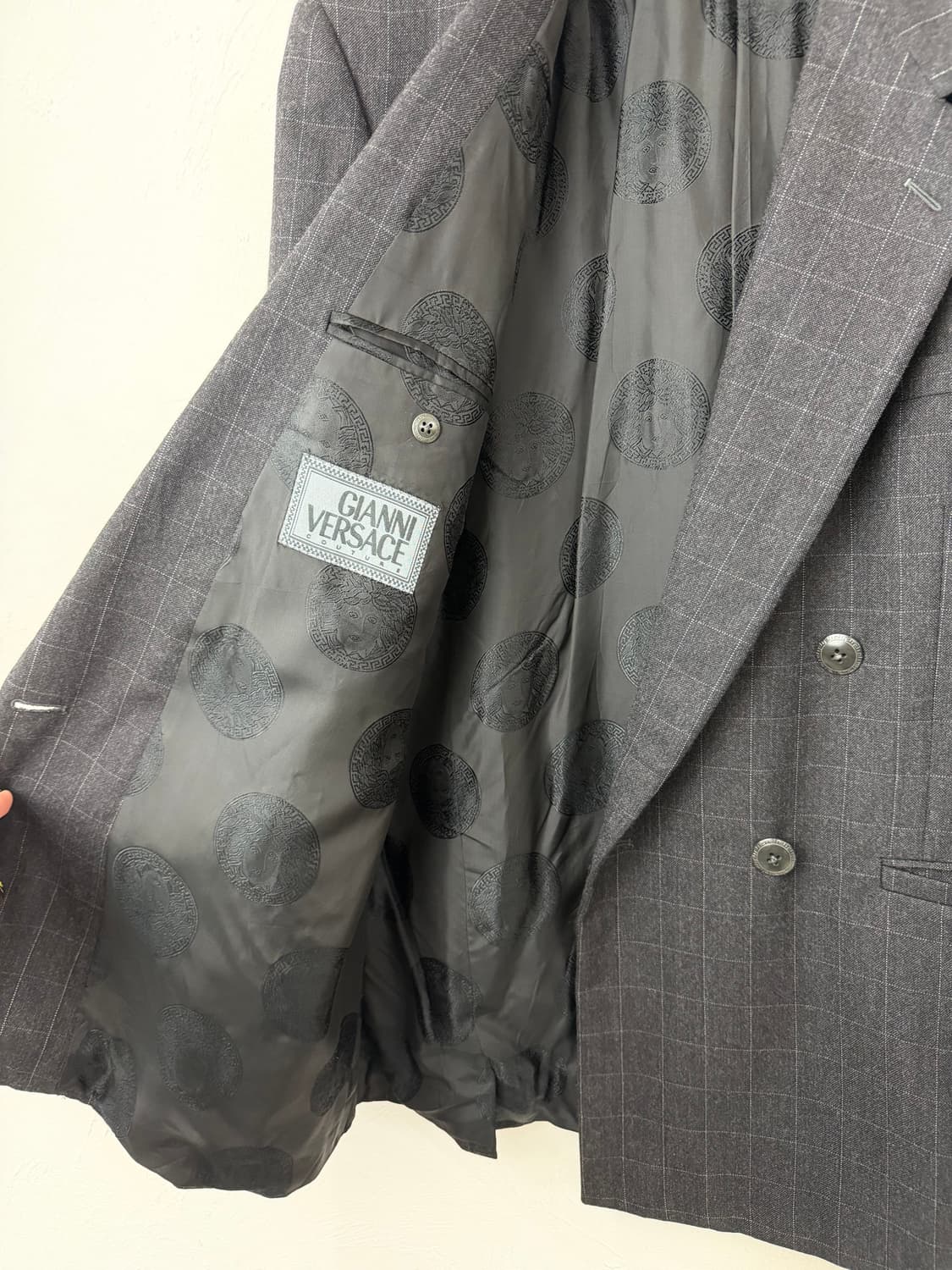 80s 지아니 베르사체 더블 자켓 상품이미지3