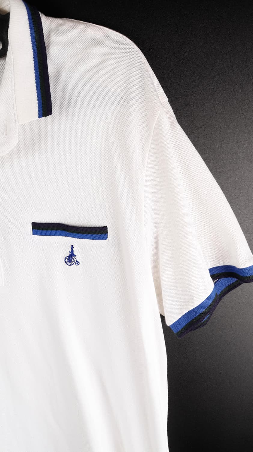 빈폴 흰색 반팔카라티 상품이미지4