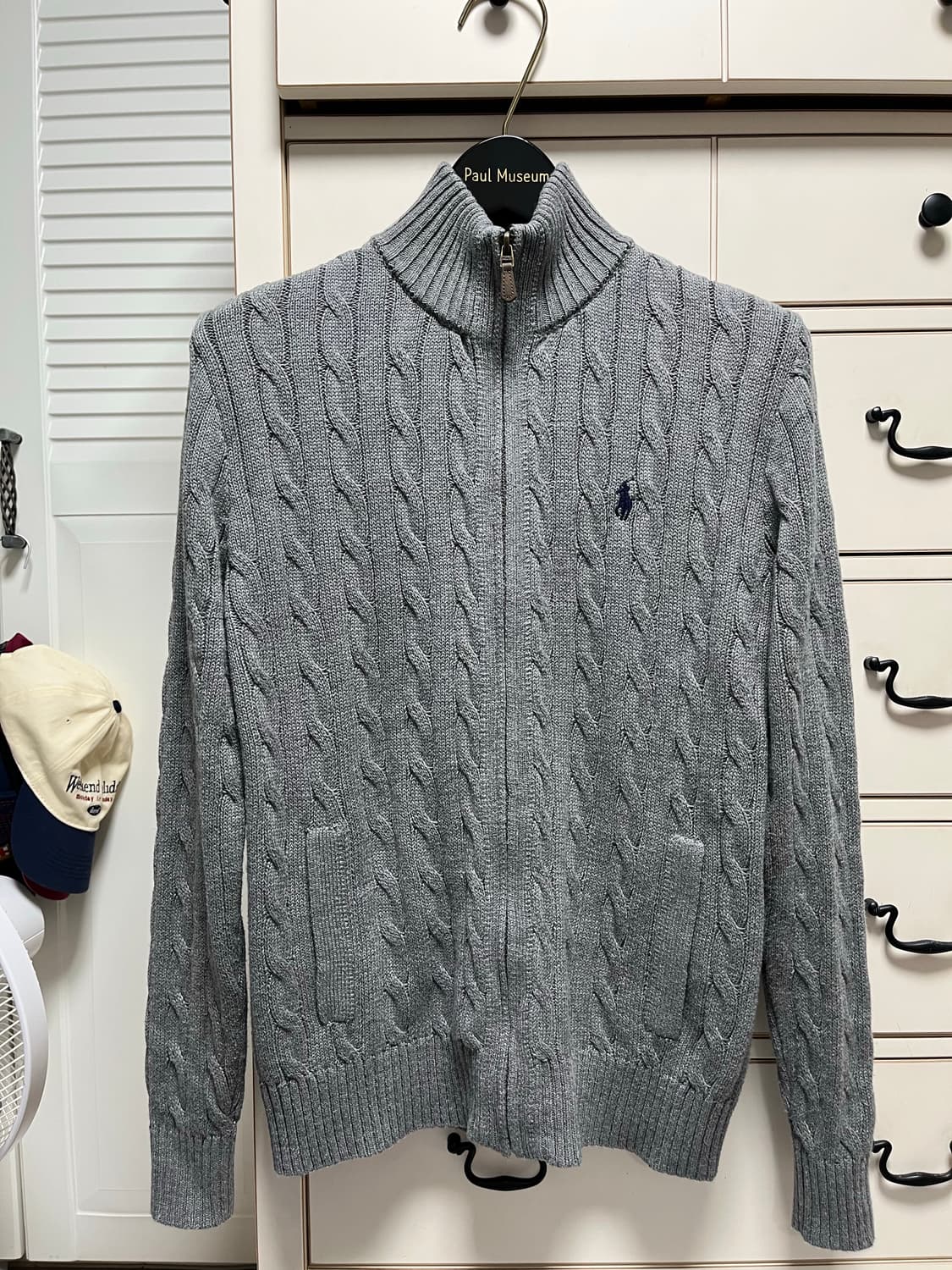 폴로 니트 집업M 새상품 상품이미지1