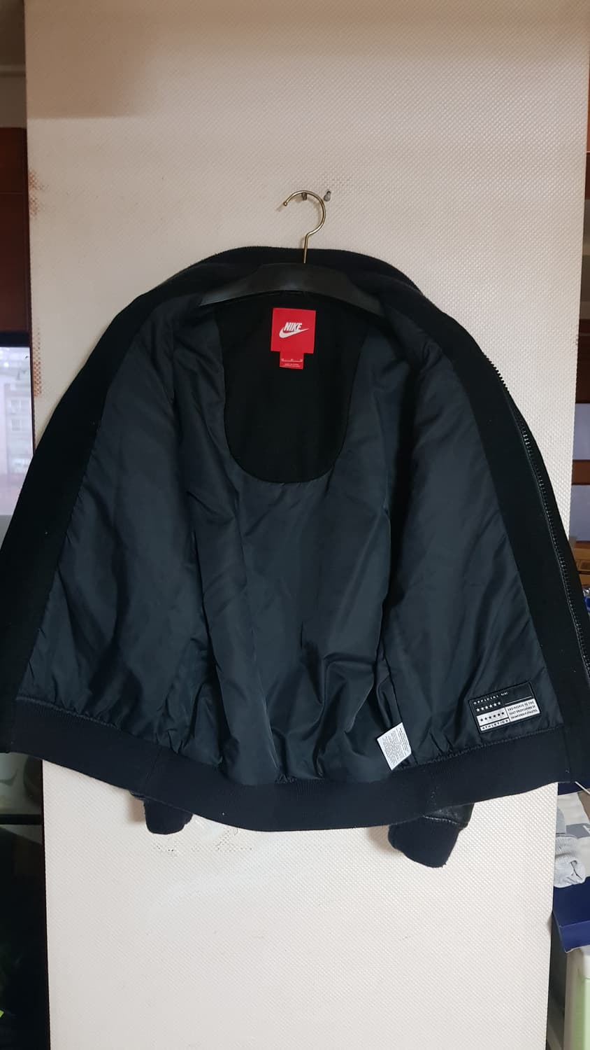 Nike Destroyer 레더 바시티자켓 802644-010 상품이미지3