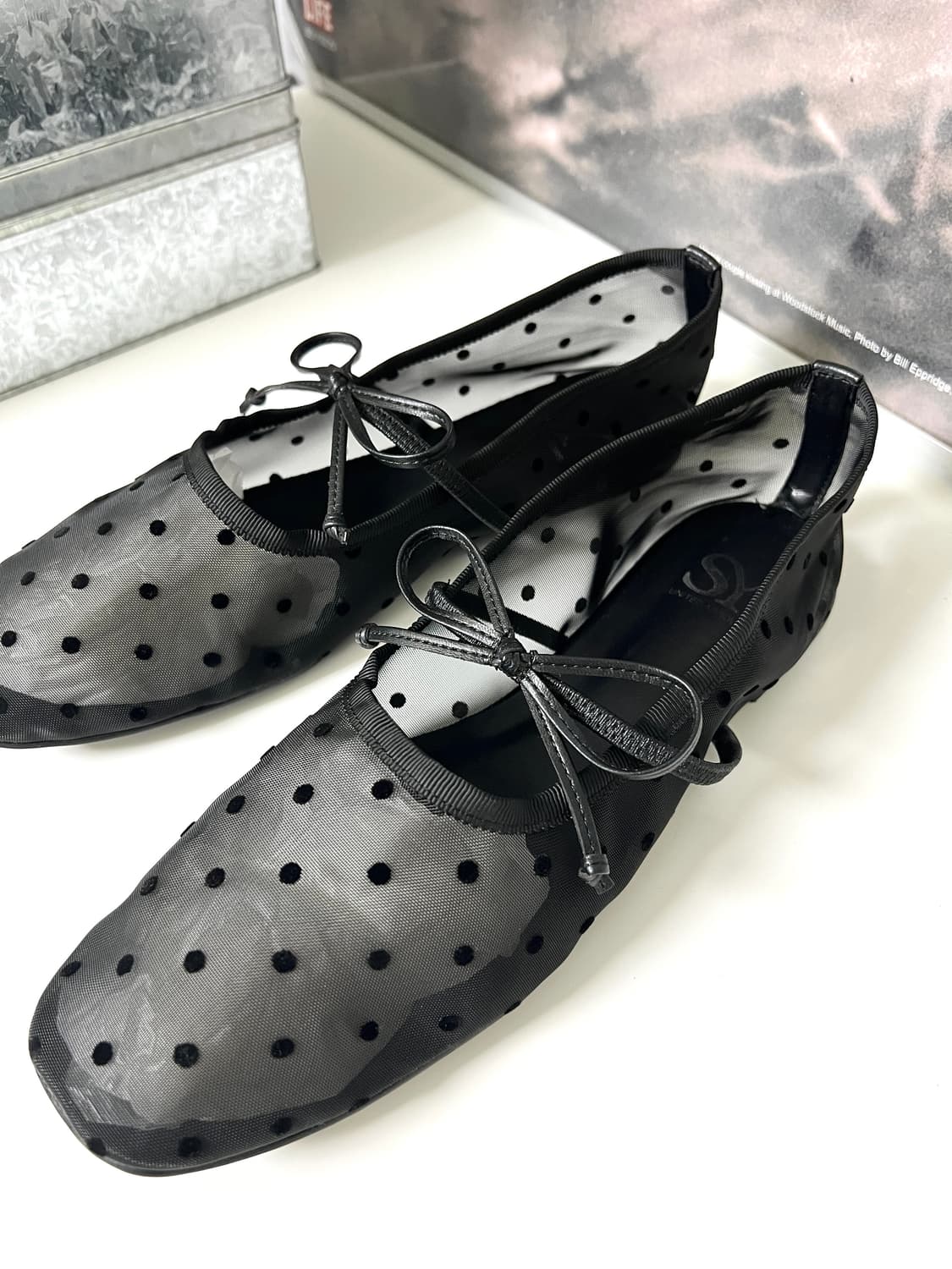 SY UNITED ARROWS-DOT FLAT SHOES  상품이미지4