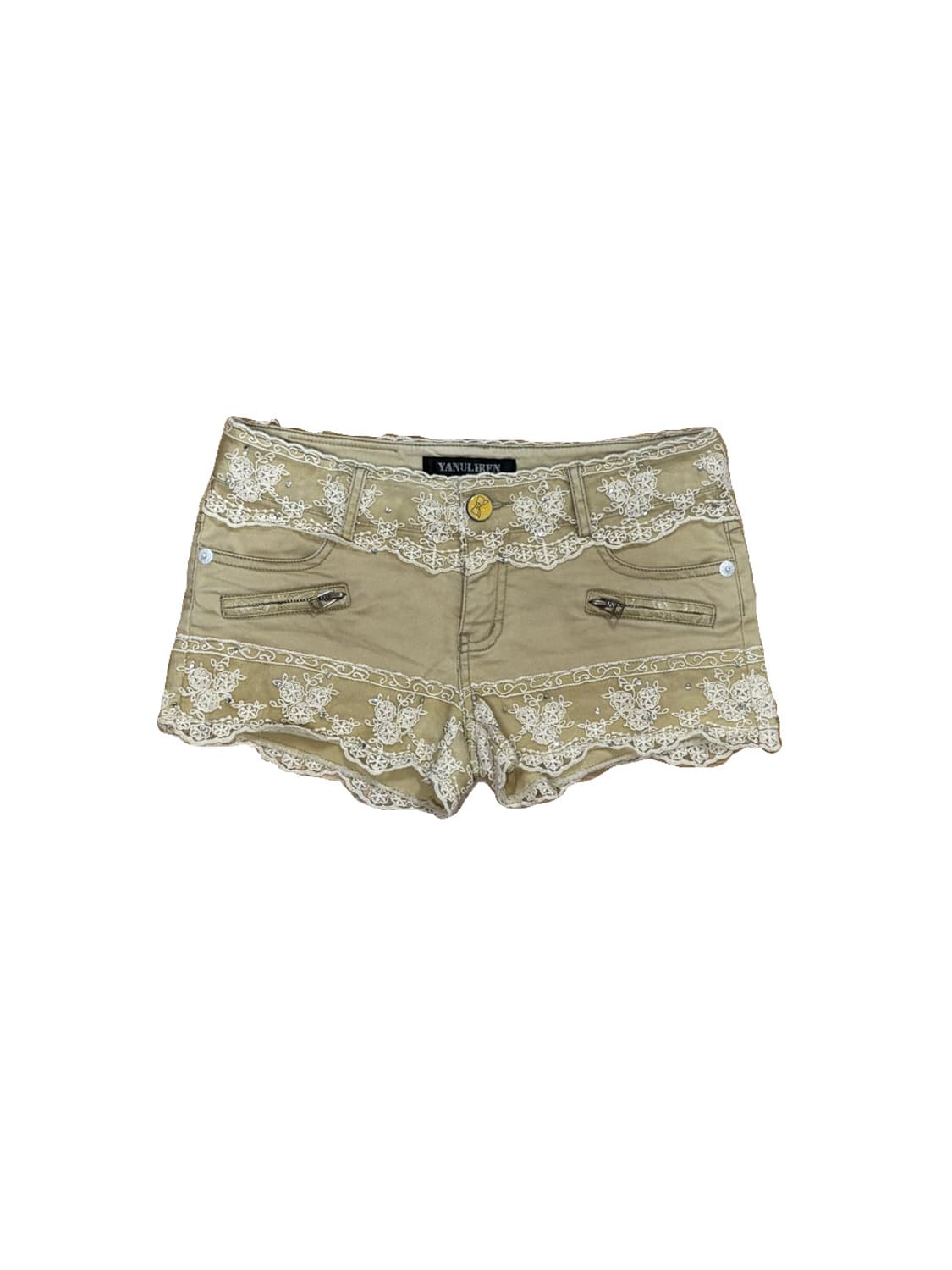 빈티지 대장 오리엔탈 모리 페어리 오네갸루 숏팬츠 상품이미지1