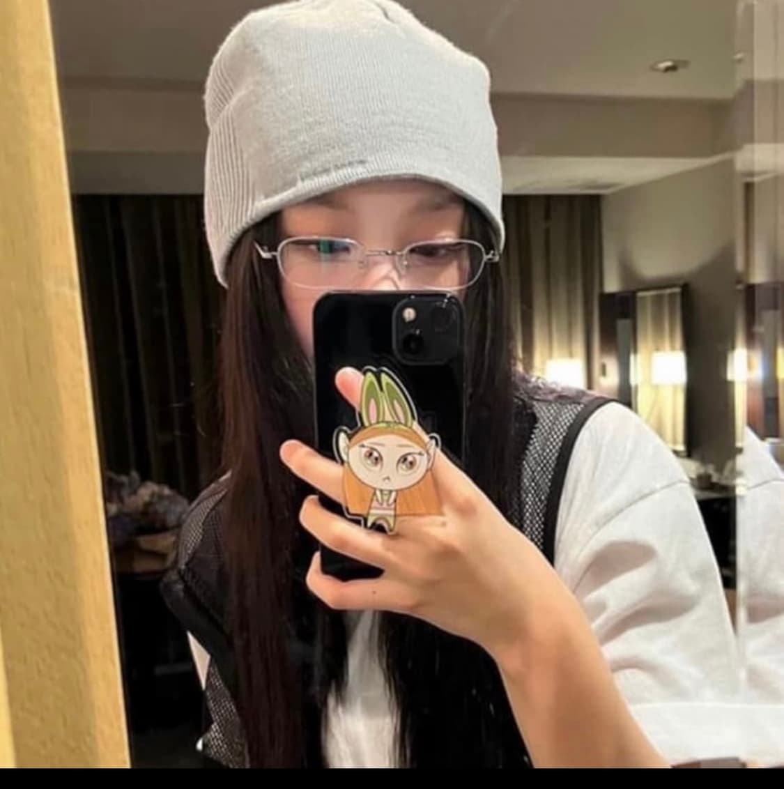 산산기어 23FW BINARY BEANIE-IVORY 상품이미지2