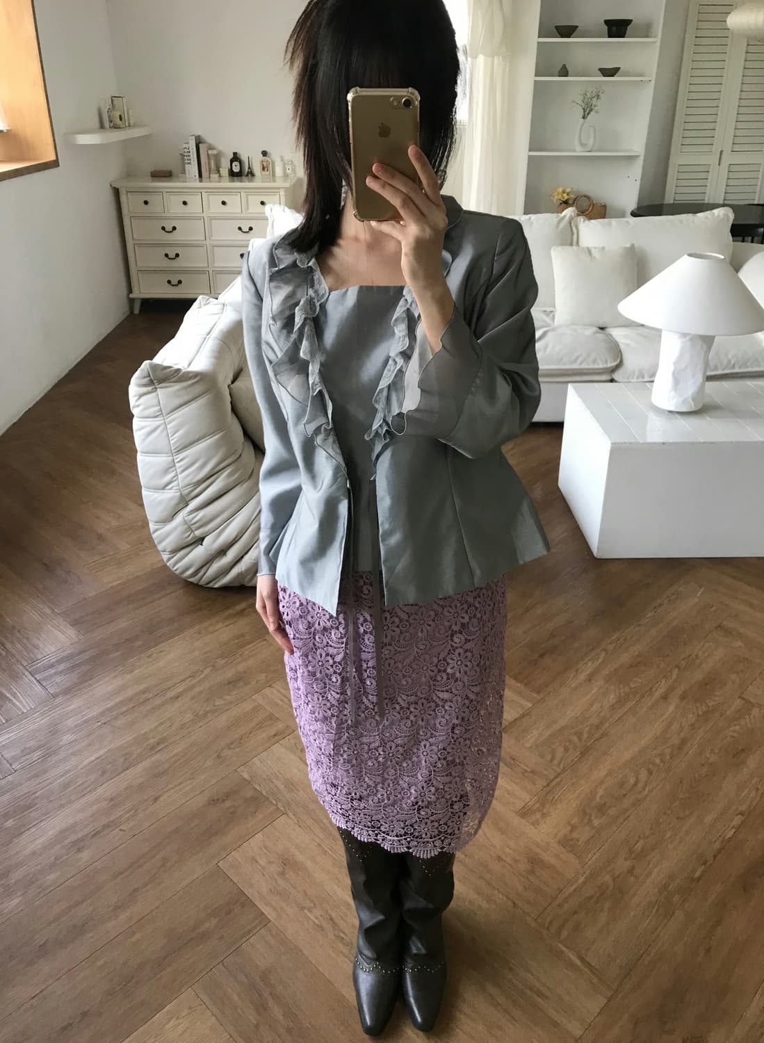 vintage lace blouse 상품이미지1