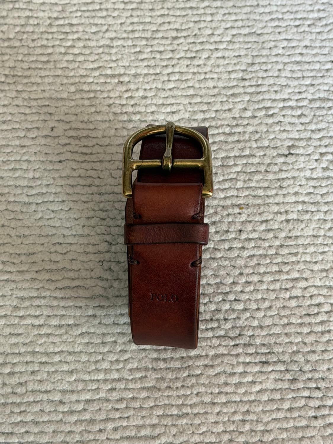 폴로 레더 벨트 상품이미지1