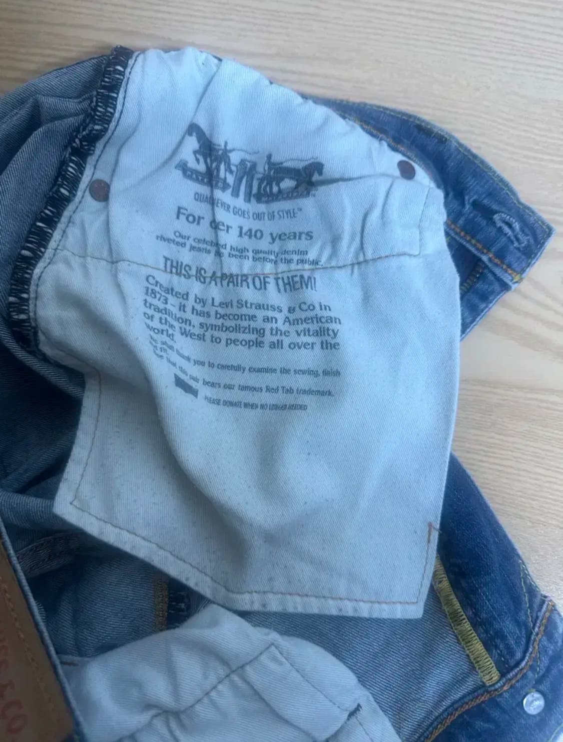리바이스(Levi’s) 504 스트레이트 데님 팬츠  상품이미지5