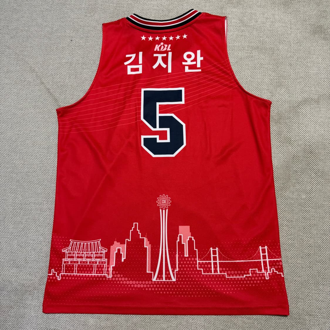 켈미 KBL 울산 현대모비스 김지완 농구 유니폼 상품이미지5