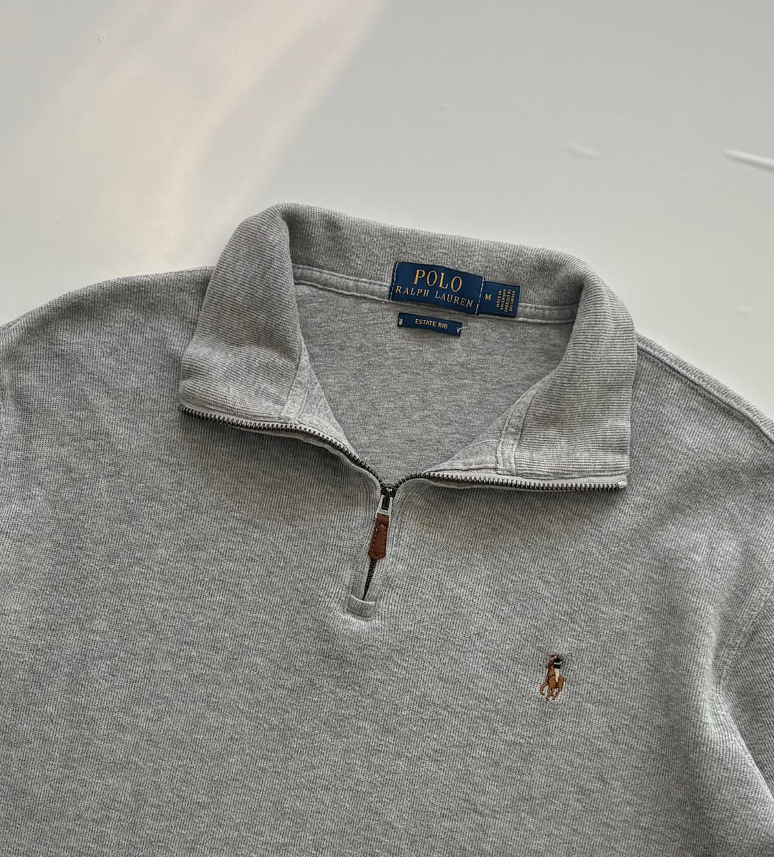 Polo 폴로랄프로렌 그레이 하프 집업 상품이미지2