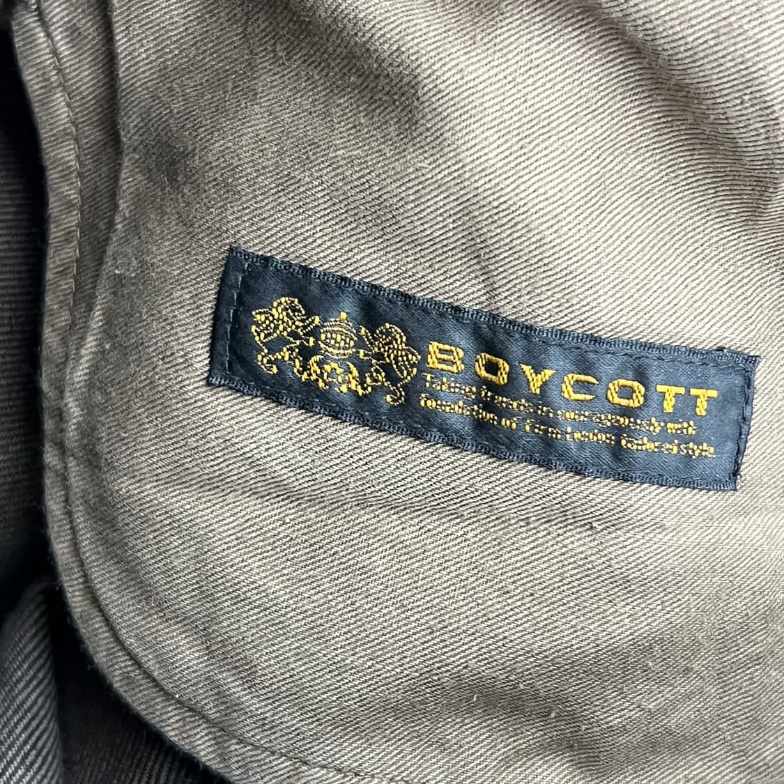 boycott 보이콧 왁스 코팅 워싱 데님 팬츠  상품이미지4