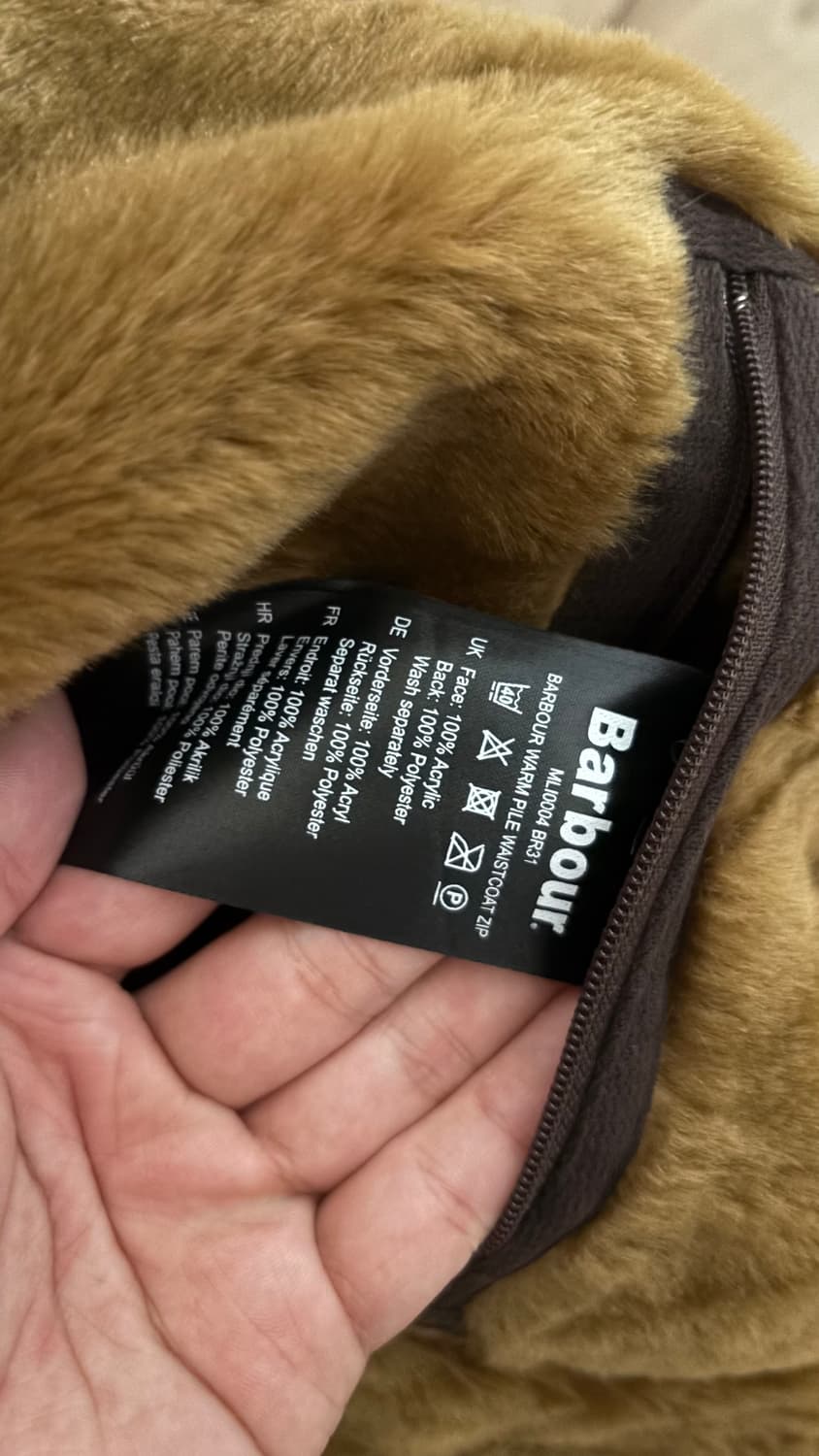 바버 웜파일 조끼 상품이미지5