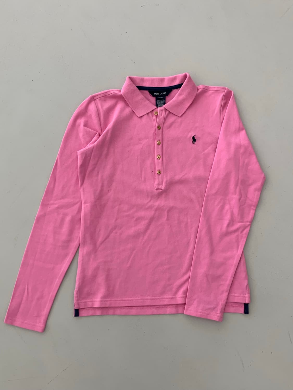 폴로 랄프로렌 걸즈 긴팔 카라티 XL(16) 상품이미지2