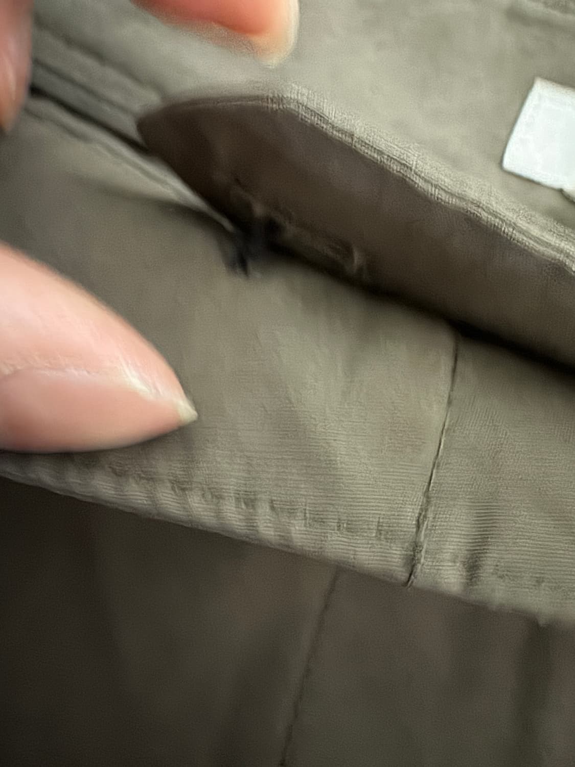 여성 한섬 타임 Time 나일론 혼방 코튼 와이드 팬츠 상품이미지4