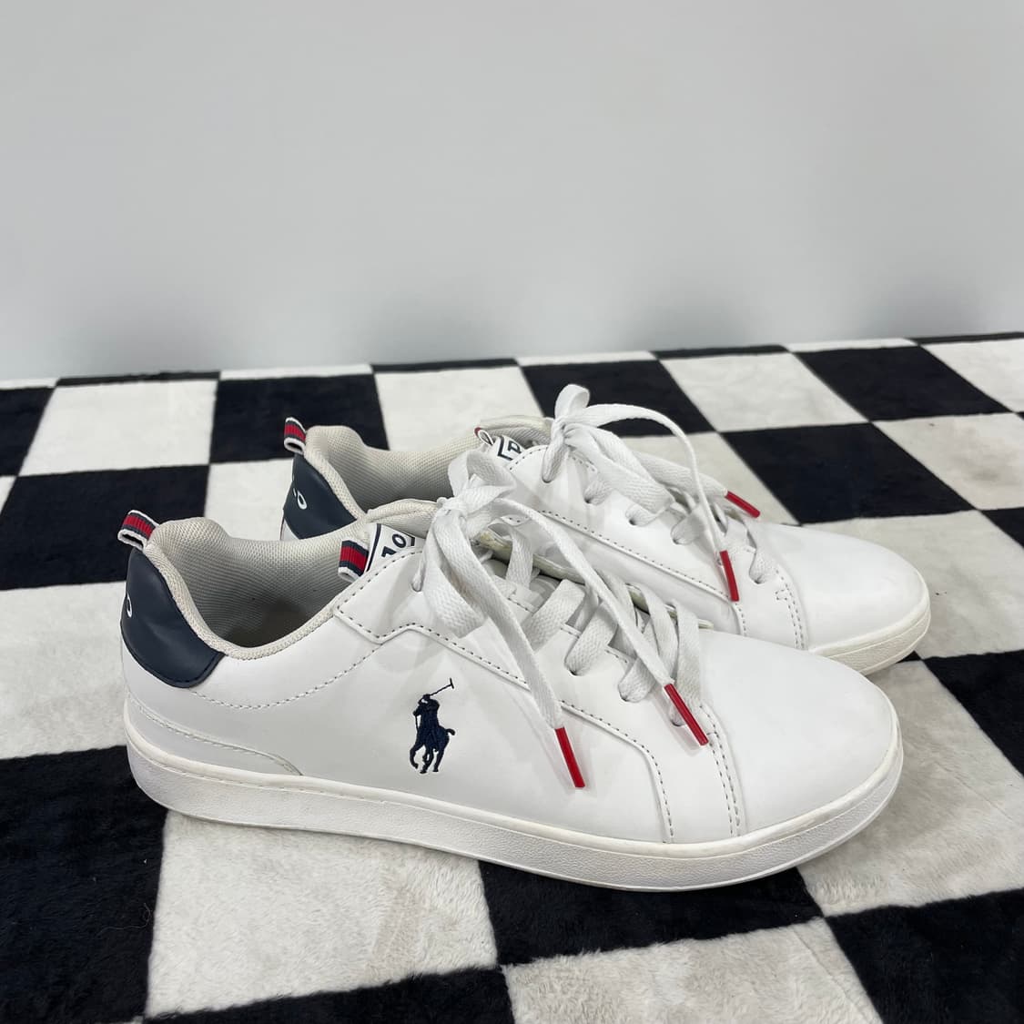 폴로 랄프로렌 헤리티지 코트 포니 자수 스니커즈 245mm 상품이미지1