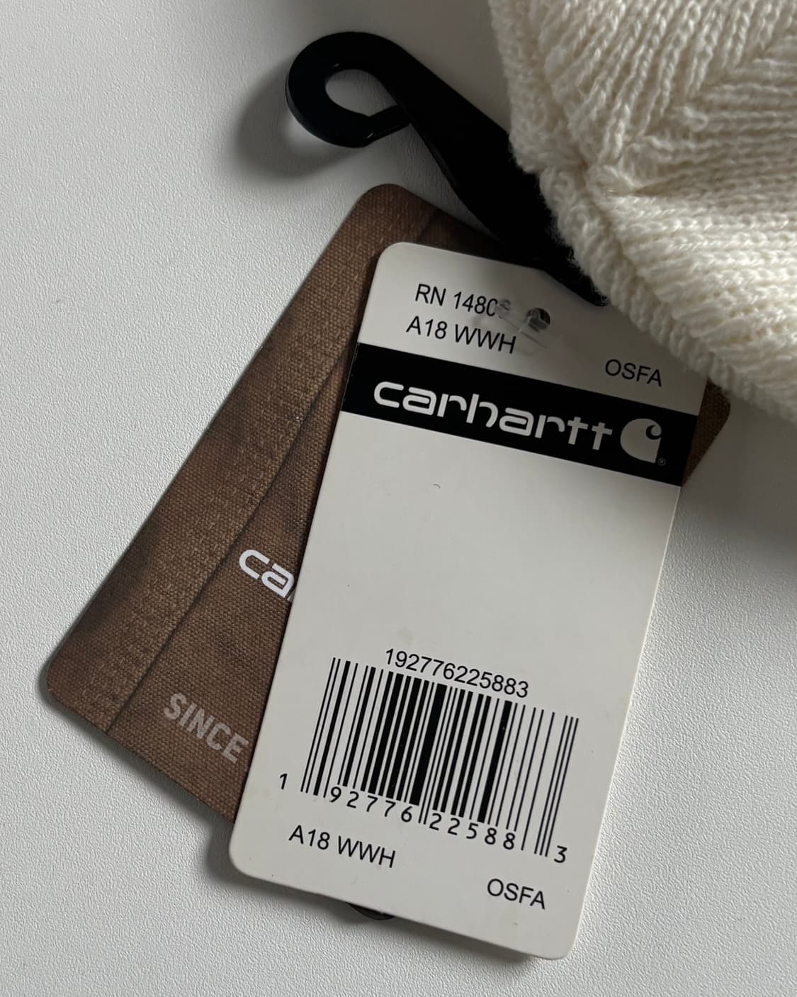*새상품* Carhartt 칼하트 아이보리컬러 비니 상품이미지2