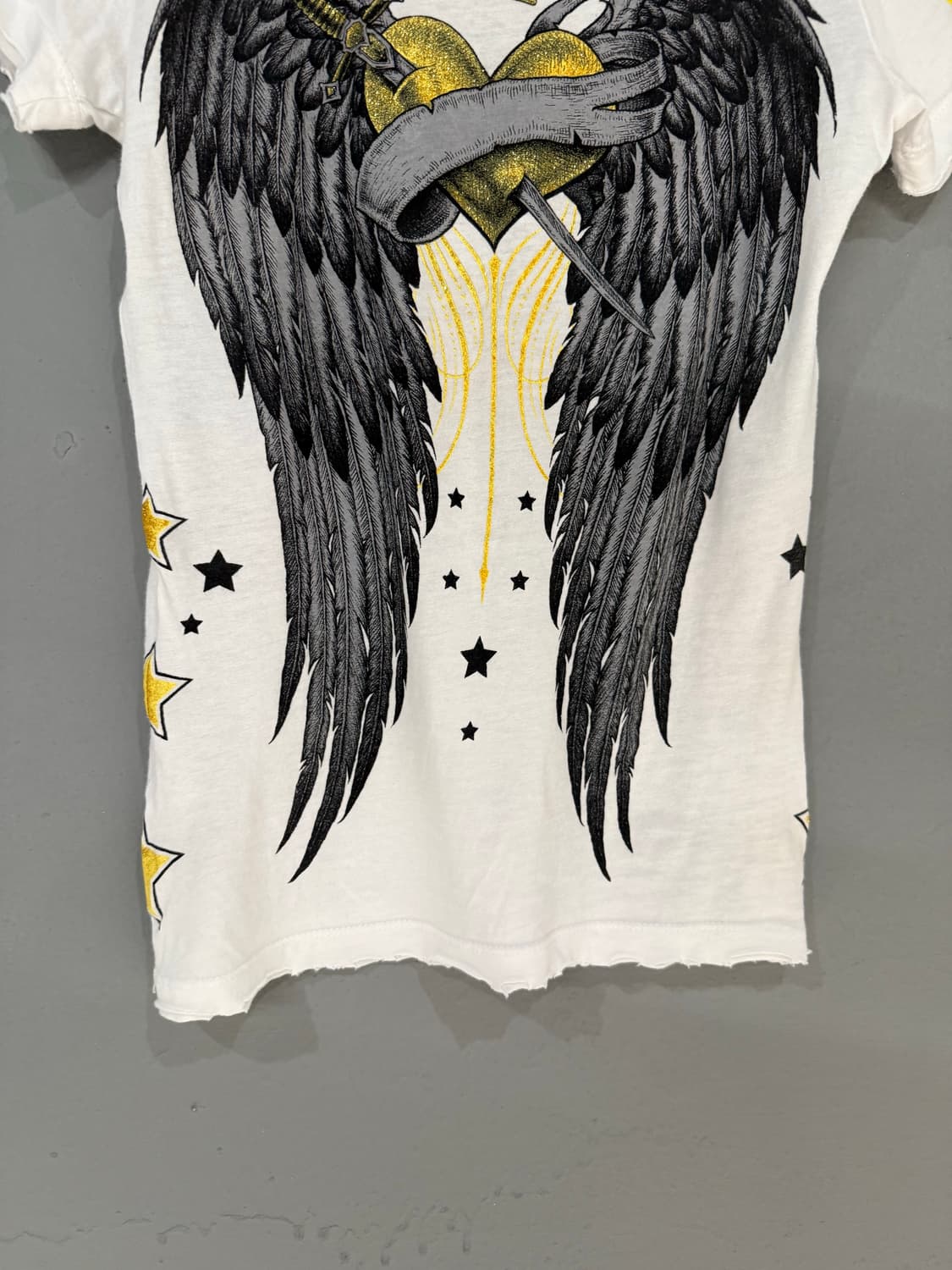 legend printing detail grunge top 상품이미지10