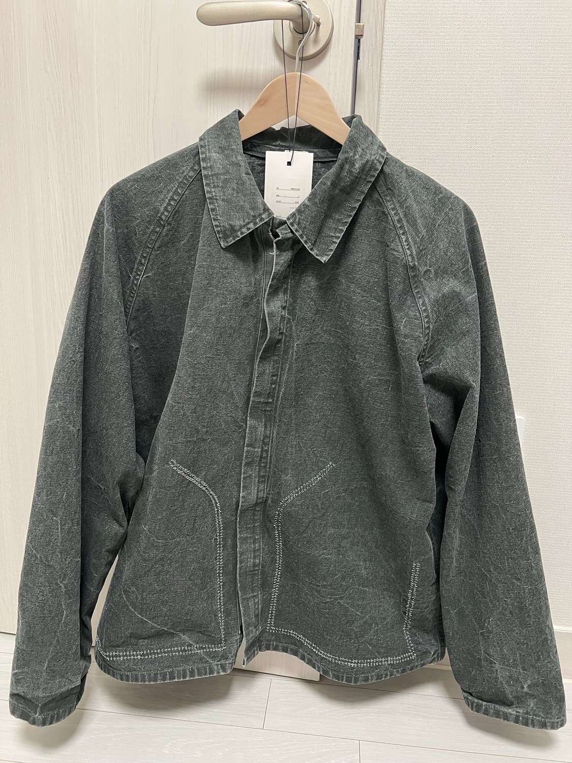 [3]아프레쎄 빈티지 헌팅 자켓 올리브 상품이미지1