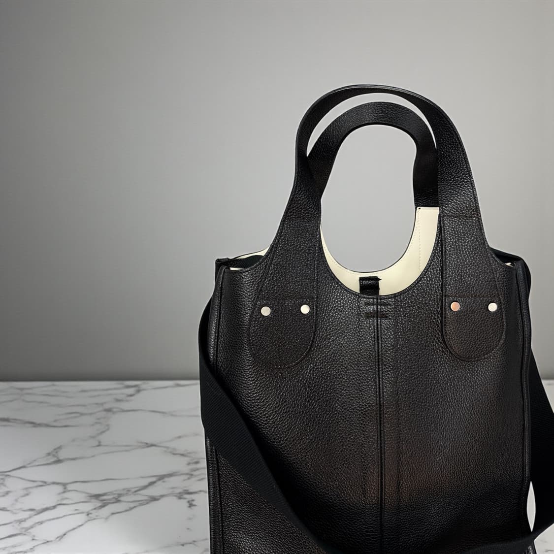 이얼즈어고 레더 2WAY 토트백 크로스백 상품이미지3