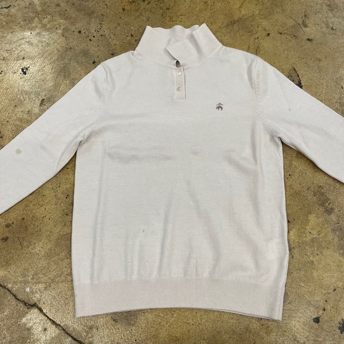 [정품/L] Brooks Brothers 쿼터 버튼 스웨터 b17 상품이미지3
