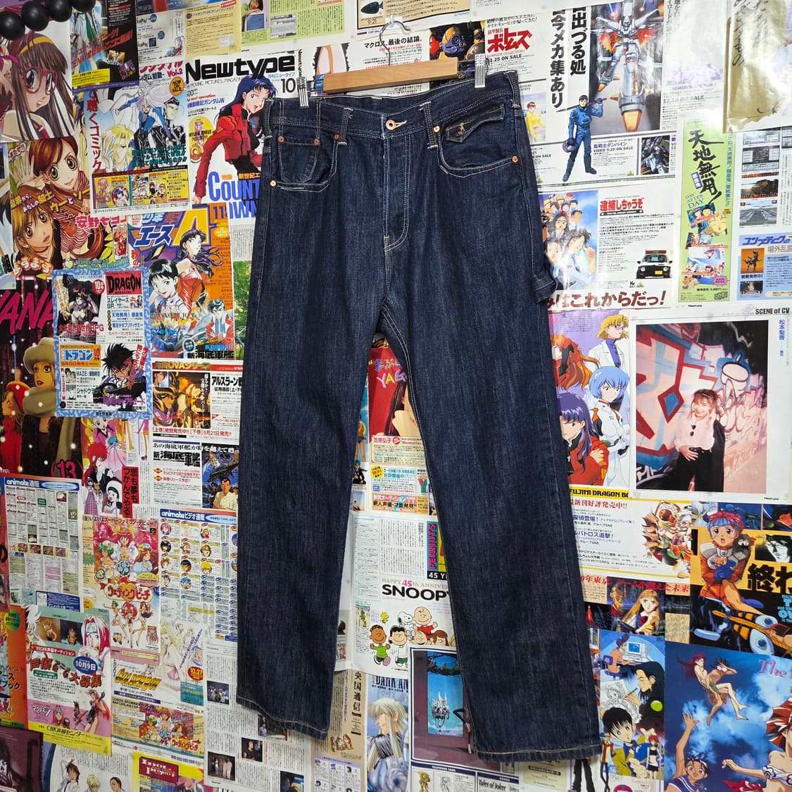 리바이스 533 카펜터 버튼플라이 루즈핏 데님 팬츠 상품이미지7