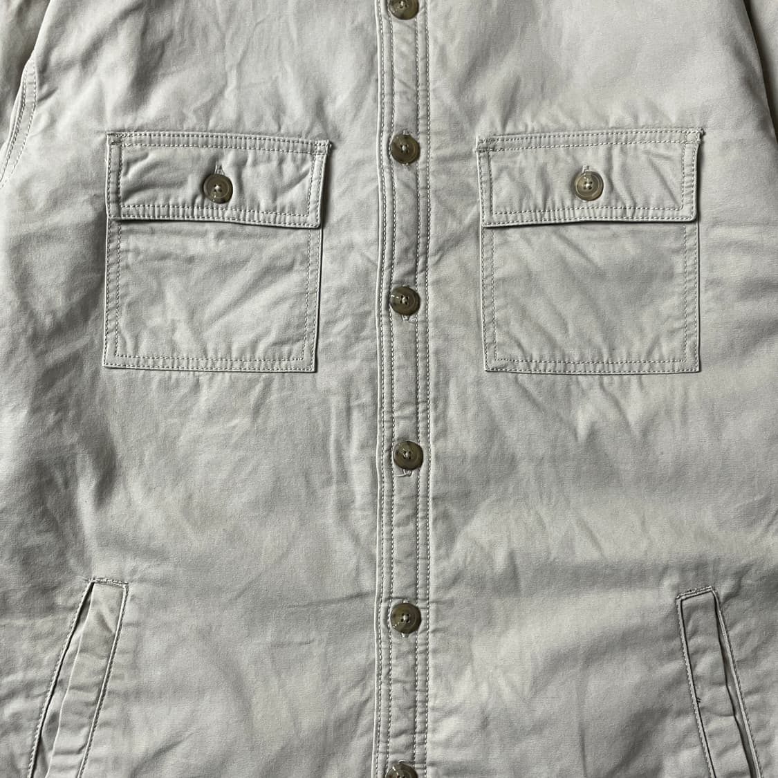 COVINGTON 빈티지 아이보리 셰르파 코튼 셔츠자켓 A00445 상품이미지3