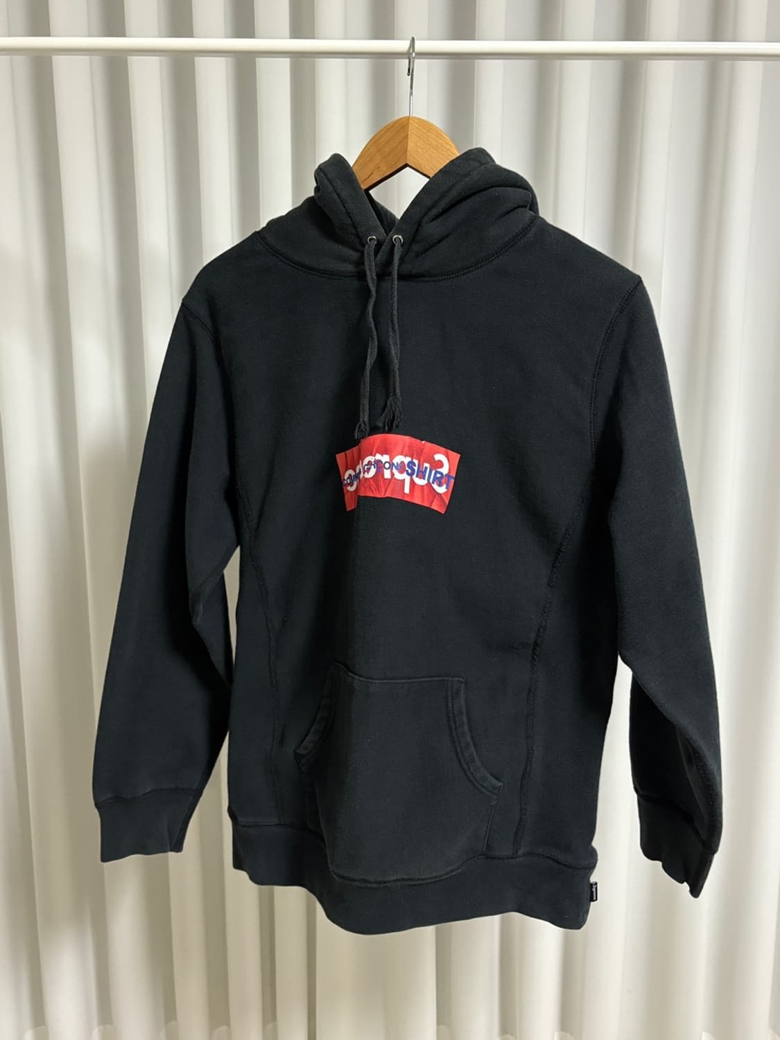 슈프림 꼼데가르송셔츠 콜라보 후드티 상품이미지1