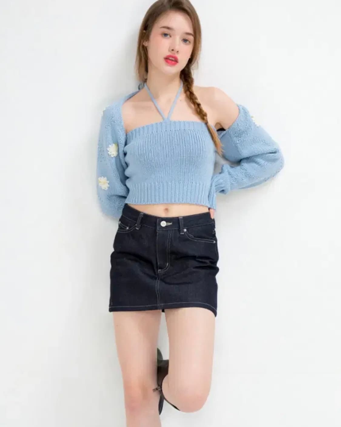 낫유어로즈 핸드 엠브로이더리 볼레로 세트 상품이미지3