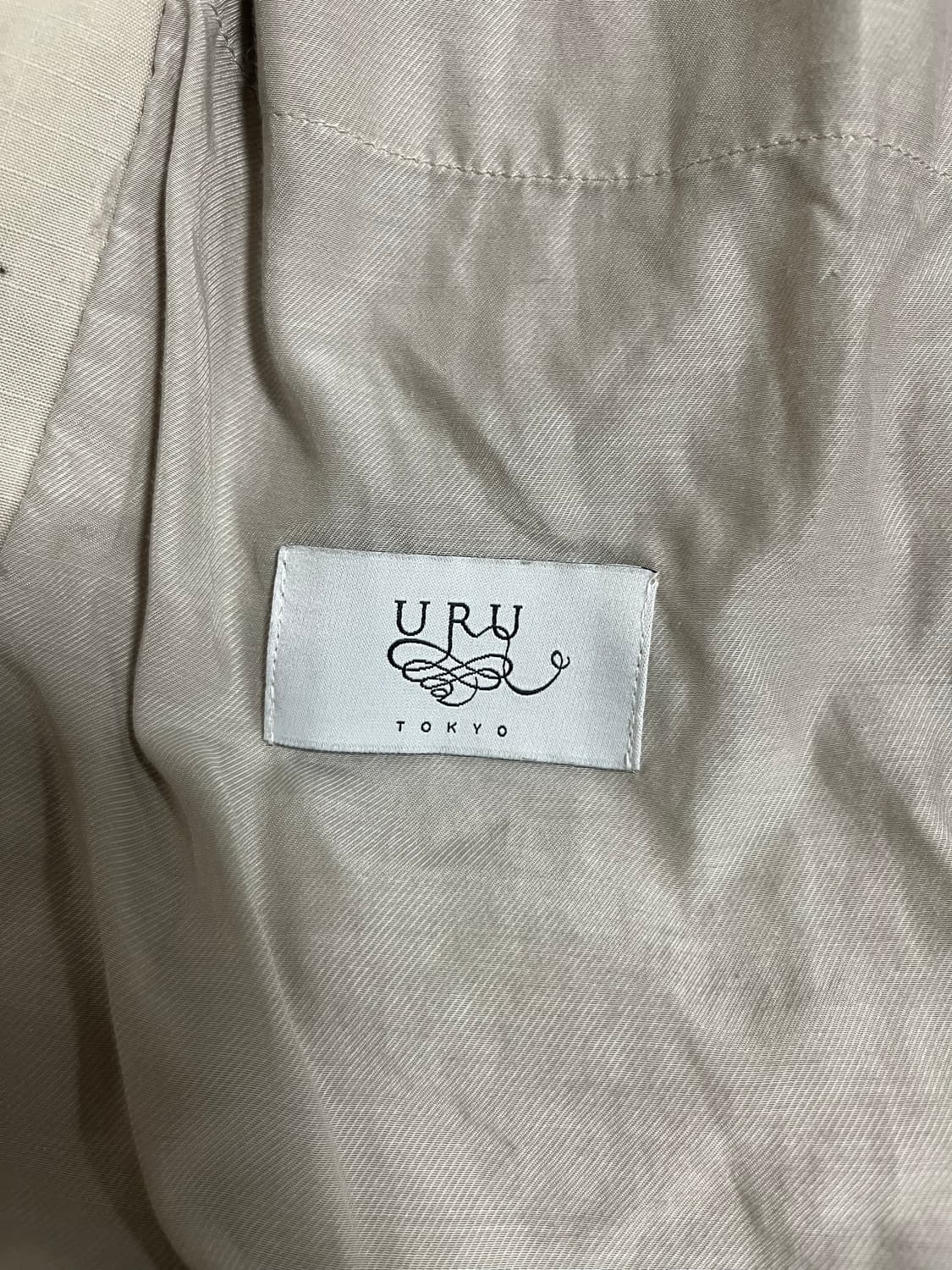 (1) URU 우르 도쿄 사파리 자켓 크림 상품이미지9