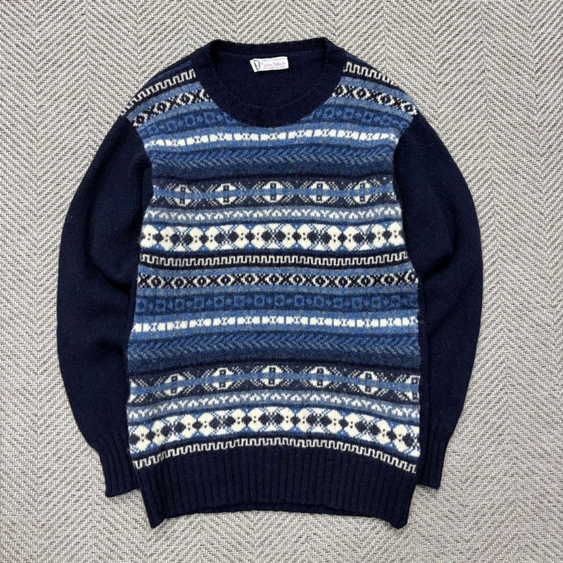 존툴록 페어아일패턴 울 니트 v1983 상품이미지1