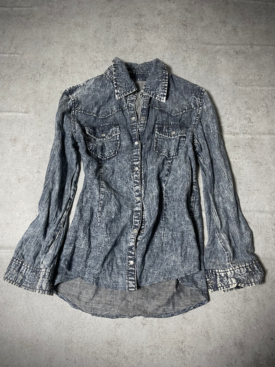 (Unknown)stone washed shirts 상품이미지1