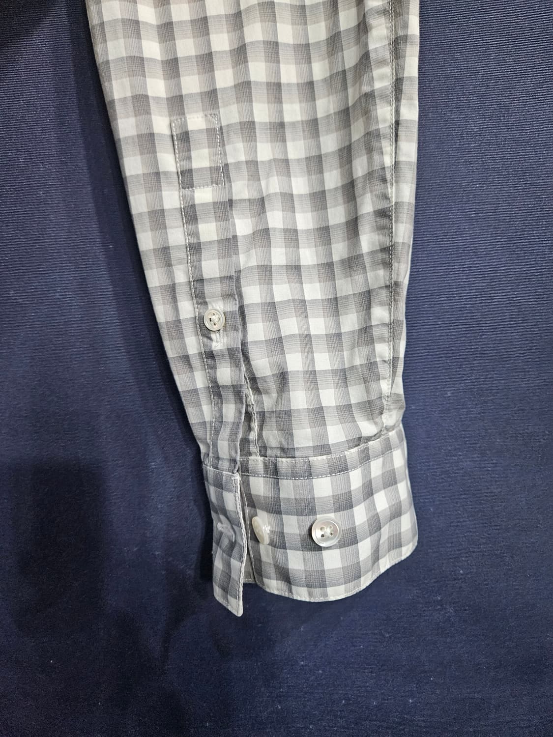 띠어리 스트라이프 체크 남성 슬림핏 95 긴팔셔츠  상품이미지5