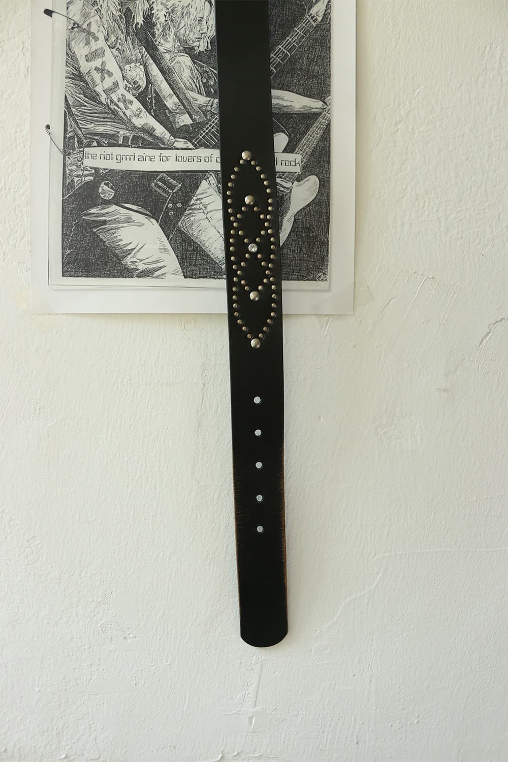 빈티지 스터드 레더 벨트  상품이미지8