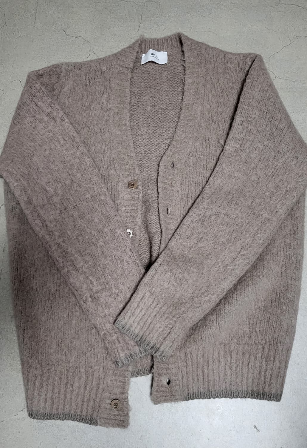 아미 브러쉬드 가디건 상품이미지1