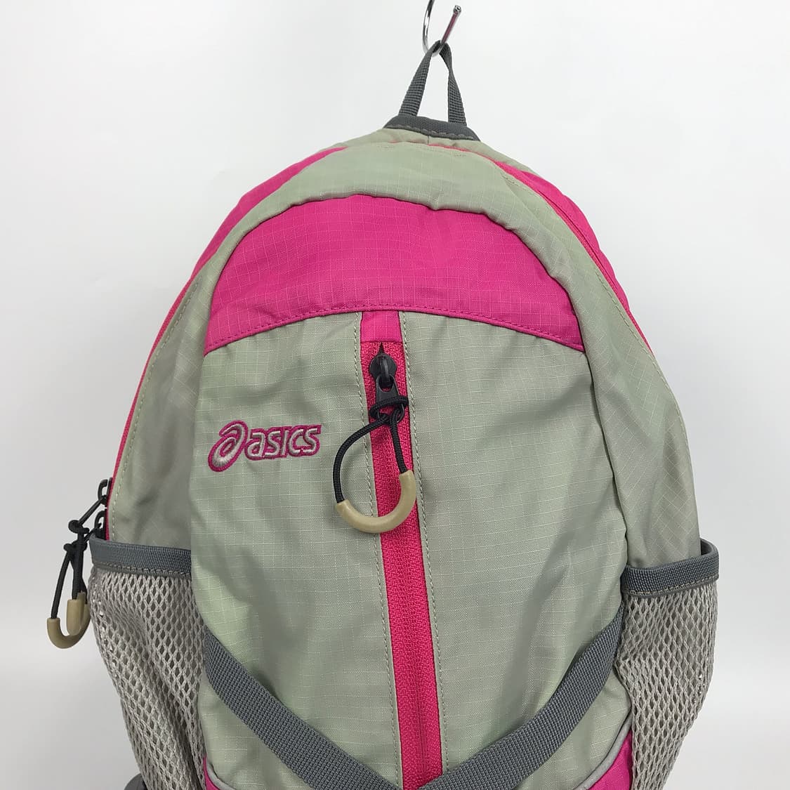 아식스 올드 고프코어 핑크 미니 백팩 가방 상품이미지2