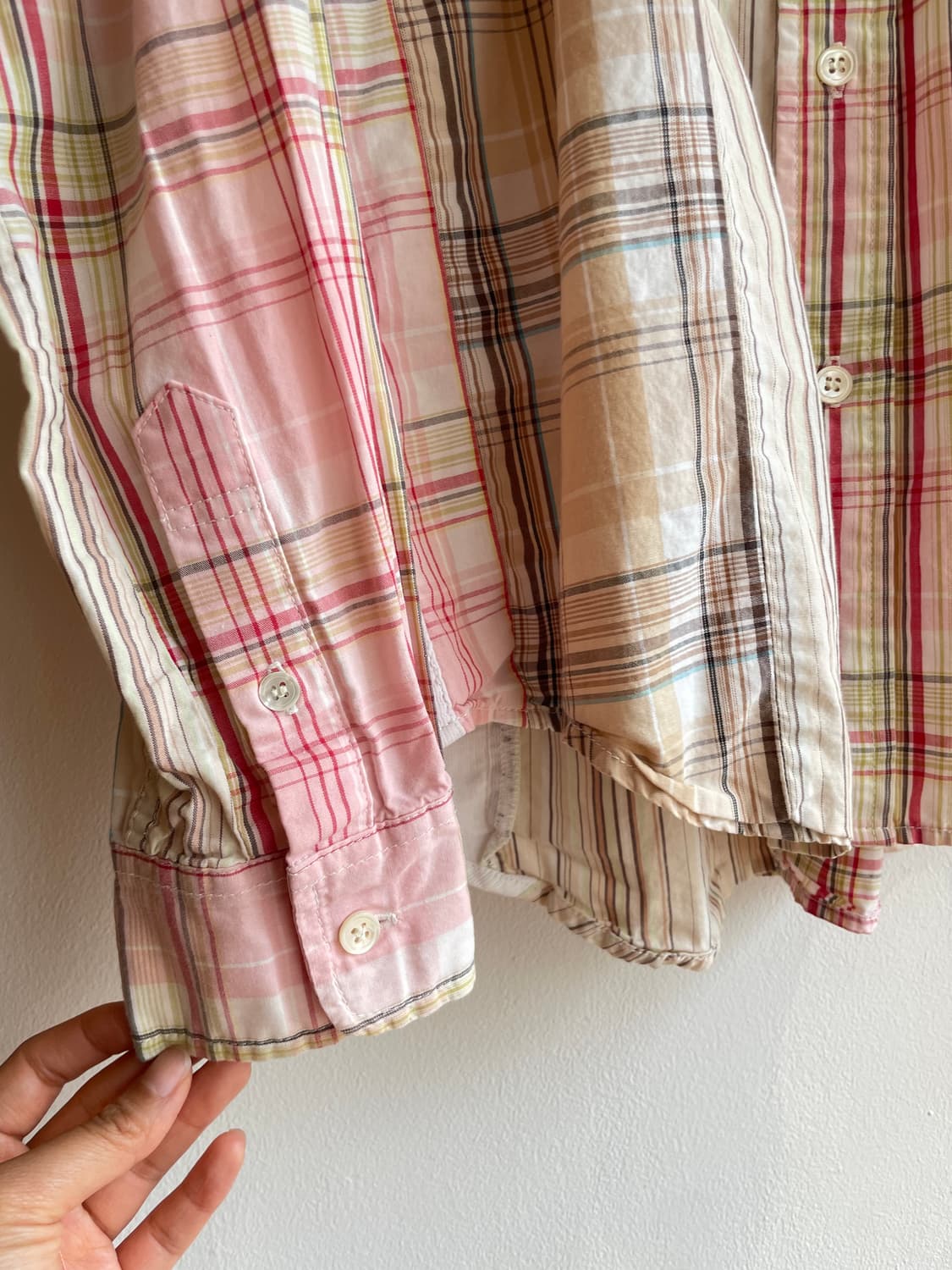 가이진메이드 체크 긴팔 셔츠 상품이미지3